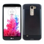 Wholesale LG K10 Premier LTE Iron Shield Hybrid Case (Black)